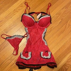 Brand New- Victoria Secret Maid Outfit 34B